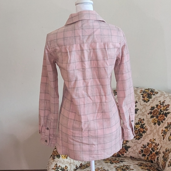 Pendleton Pink and Grey Plaid Shirt - Picture 4 of 7